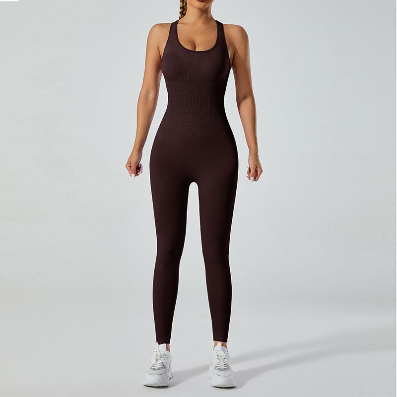 Seamless One-Piece Jumpsuit Yoga Pants Pants Dance Jumpsuit Fitness Suit Sports Jumpsuit Yoga Suit Women