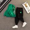 Boys and Girls Clothing Set Children Hooded Outerwear Tops Pants Two Pcs Outfits Kids Teenage Costume Suit Spring Autumn