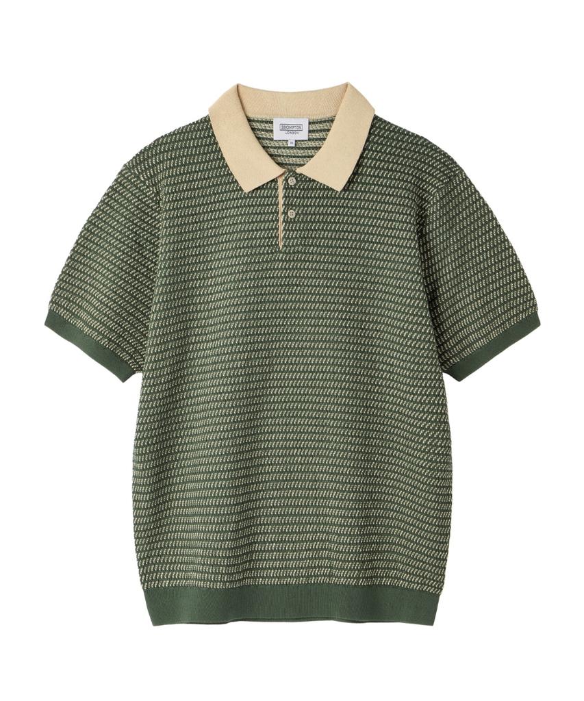 BROMPTON LONDON Collar Sweater - Khaki (P262Mkt130)