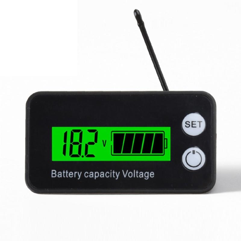 Portable Battery Meter Battery Capacity Voltage Indicator Battery Gauge Monitor for Smart Calibration Battery Status Tes