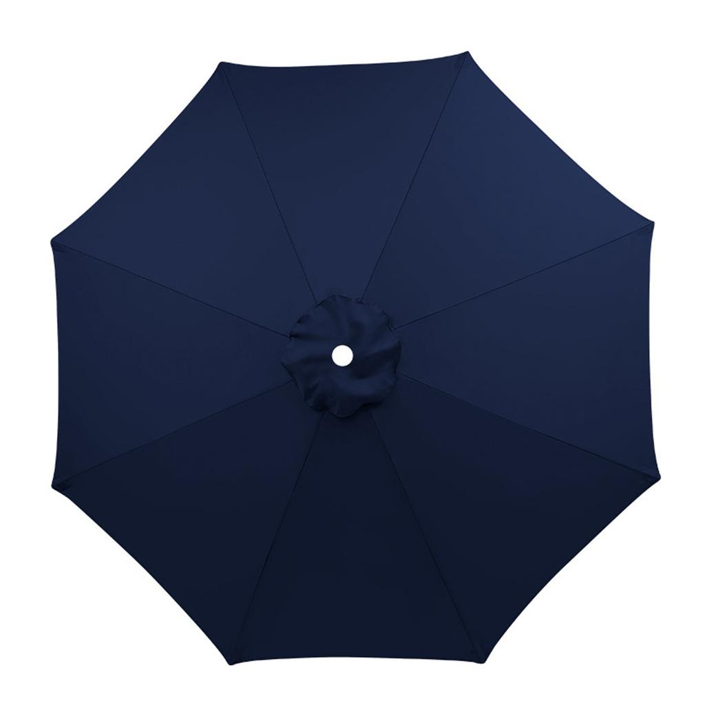 Large Outdoor Patio Umbrella with Durable Red Canopy, UV Protection, Wind Resistant, Easy Crank Lift, 8-Rib Frame for Garden, Deck, Poolside, Backyard