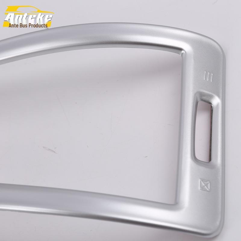 Fits 17 Patrol Models: Front Air Outlet Bright Ring & Center Console A/C Vent Decorative Frame