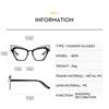 Women's Glasses, Fashionable Large-frame Metal Cat Eye Hollow Glasses.