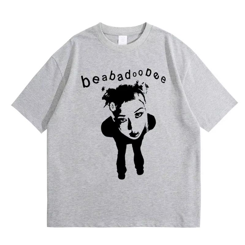 Singer Beabadoobee Graphic Print Tshirt Unisex Women Fashion Cotton Oversized Tshirt Unisex Casual Y2k Style Short Sleeve T Shirts