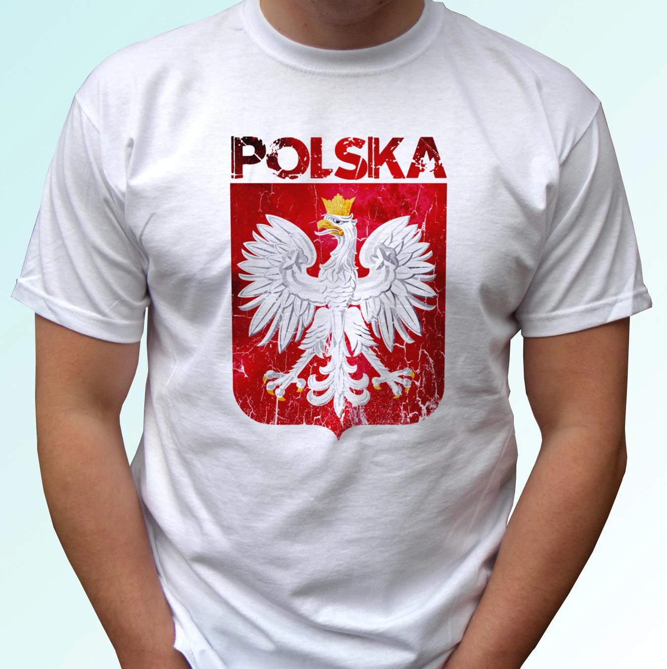 Polska Godło koszulka flaga white Poland kids boys T-Shirt koszulki patriotyczne Polski 110