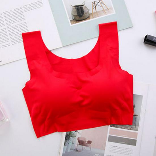 

Japanese Shangpin Wire-Free Sports Bra - Breathable, Comfortable, Ideal for Running S