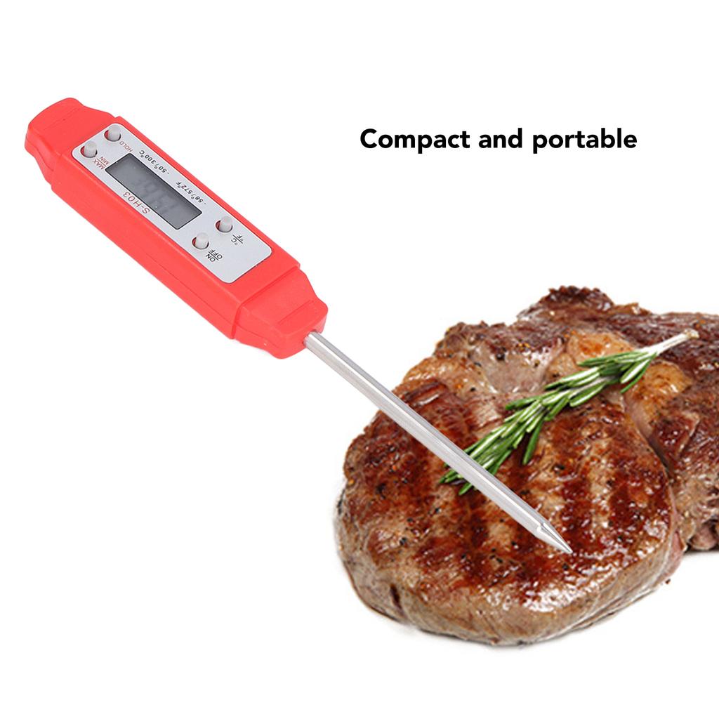Digitales Lebensmittelthermometer Automatische Kalibrierung Stift   Hohe Genauigkeit Elektronisch   Thermometer