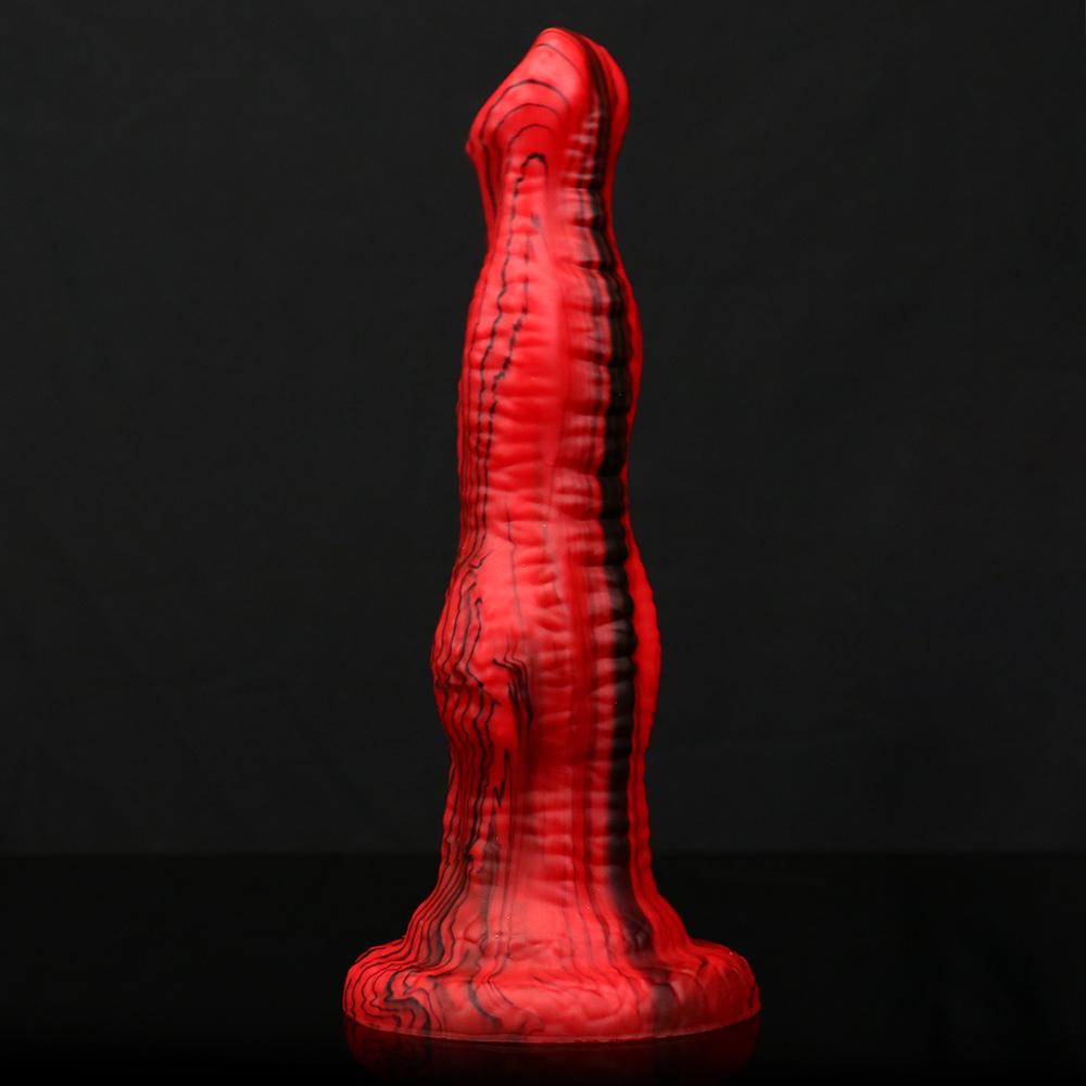 Silica Gel New Nightingale Mixed Color Liquid Silicone Big Penis Simulation Special-shaped Back Court Anal Plug Stimulation G-spot Sex Toy