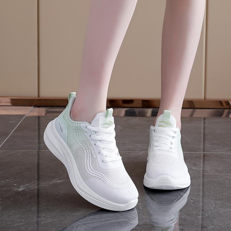 Net shoes women's 2025 spring girls mesh breathable sports shoes versatile, comfortable and lightweight fly-woven casual shoes FZ6609