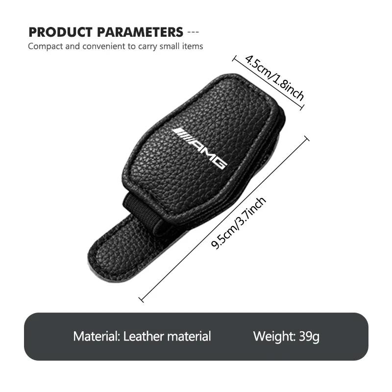 Car Sun Visor Glasses Holder Visor Bracket Sunglasses Support For Mercedes Benz AMG A B C E S G Class A180 CLK CLA GLE GLC W212