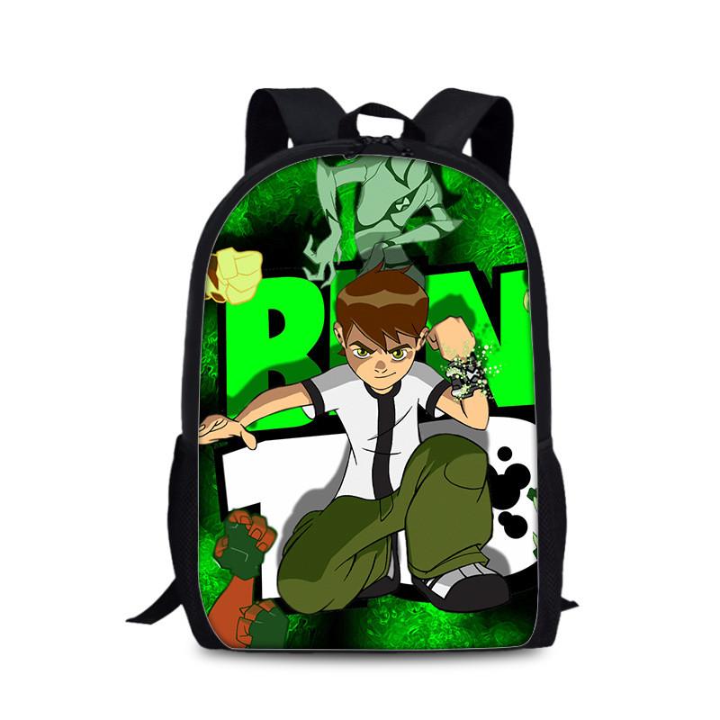

Детский рюкзак Ben 10 из нейлона с удобными лямками для школы и повседневного использования 1