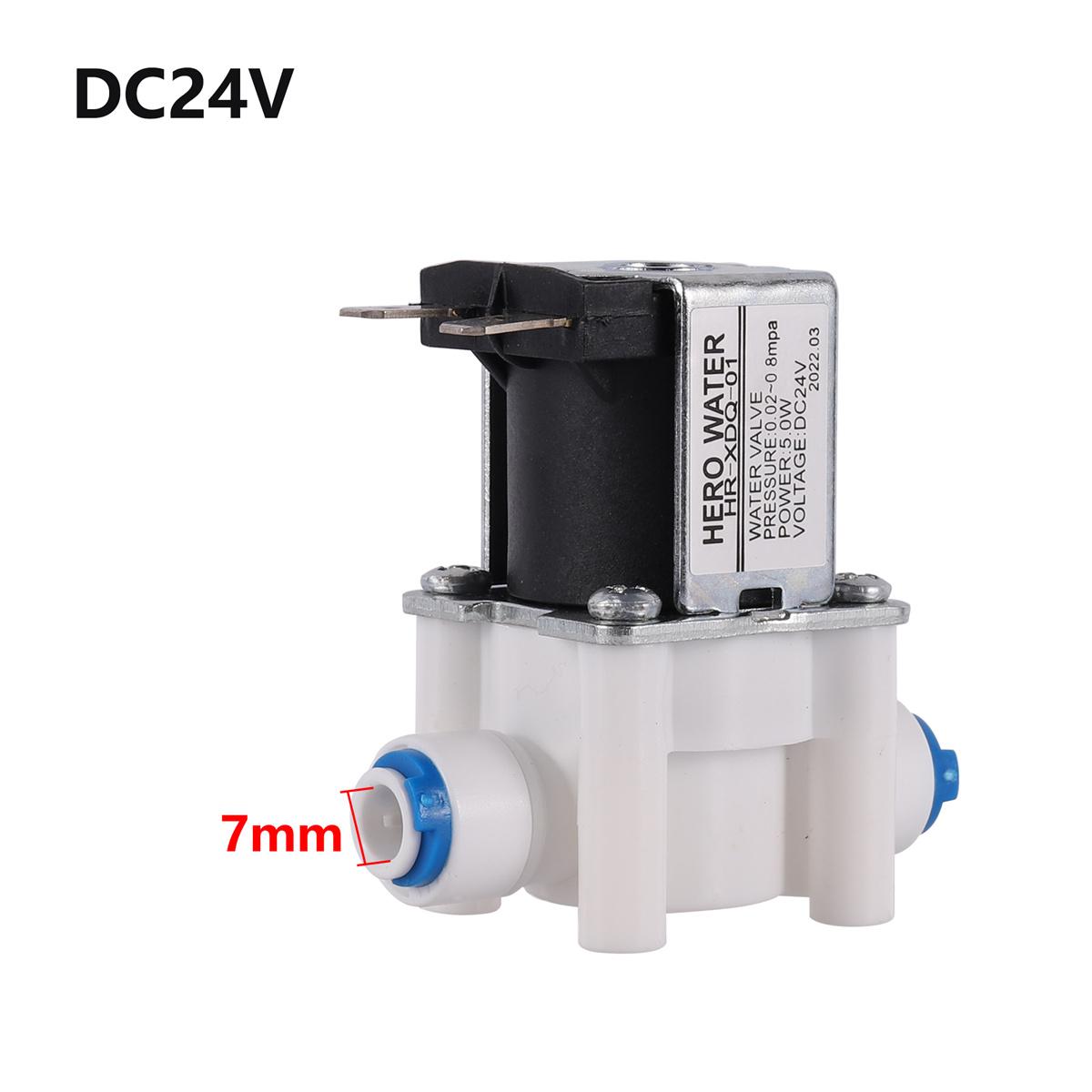 

DC 12V 24V Plastic Electric Normally Closed Solenoid Valve 1/4 Quick Access Magnetic Water Air Pressure Controller Switch