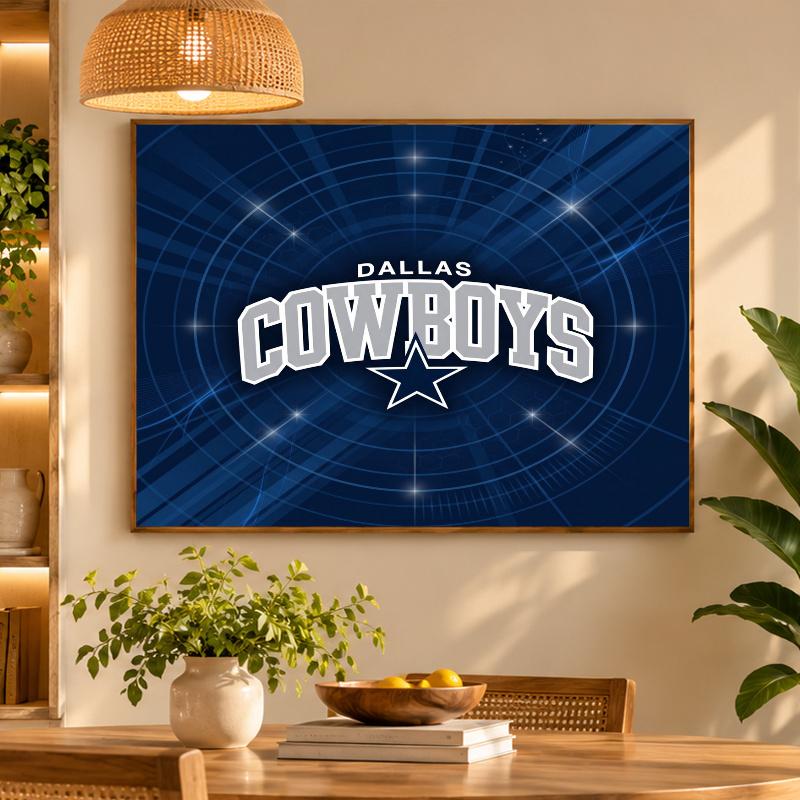 5D Diamond Painting Dallas Cowboys DIY Full Drill Diamond Art Kit Home Decoration