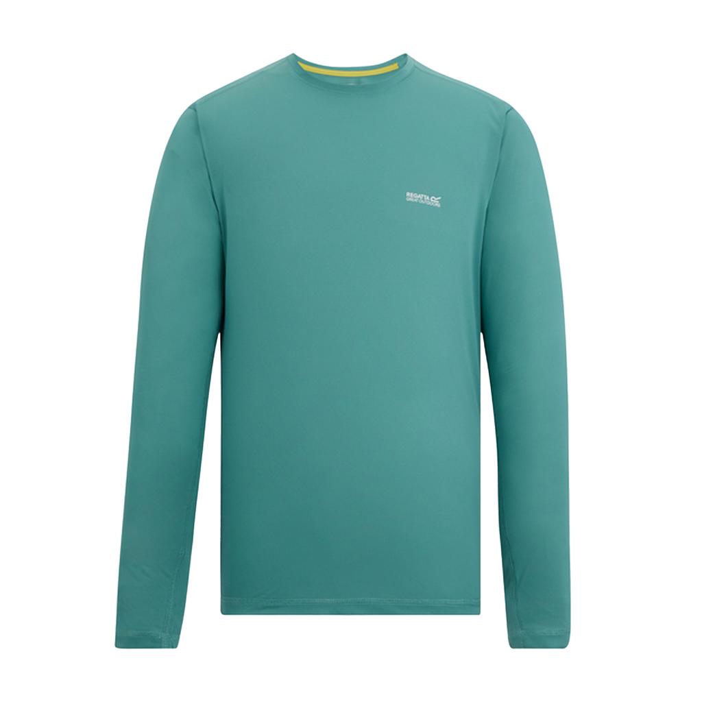 Regatta Mens Mindo Logo Long-Sleeved T-Shirt