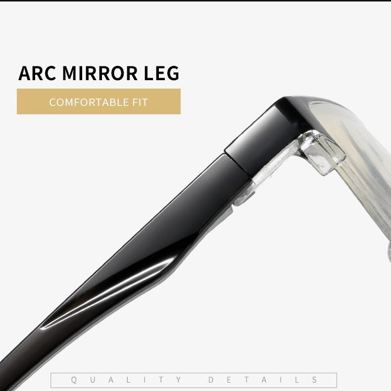 Half Frame Men Reading Glasses Sqaure Anti Blue Light Presbyopia Glasses Ultra Light Women Hyperopia Computer Glasses Read+1.0 +1.5 +2.0