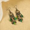 Vintage Long Fringed Earrings Femininity Earrings Niche Bohemian Vacation Earrings