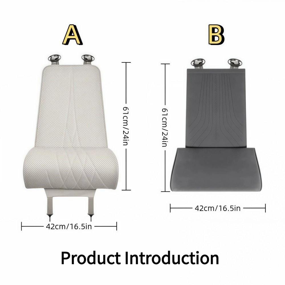 Supporto per gambe in pelle per sedile auto Universale Cuscino per sedile Estensione sedile Cuscino per gambe Per lunghi viaggi