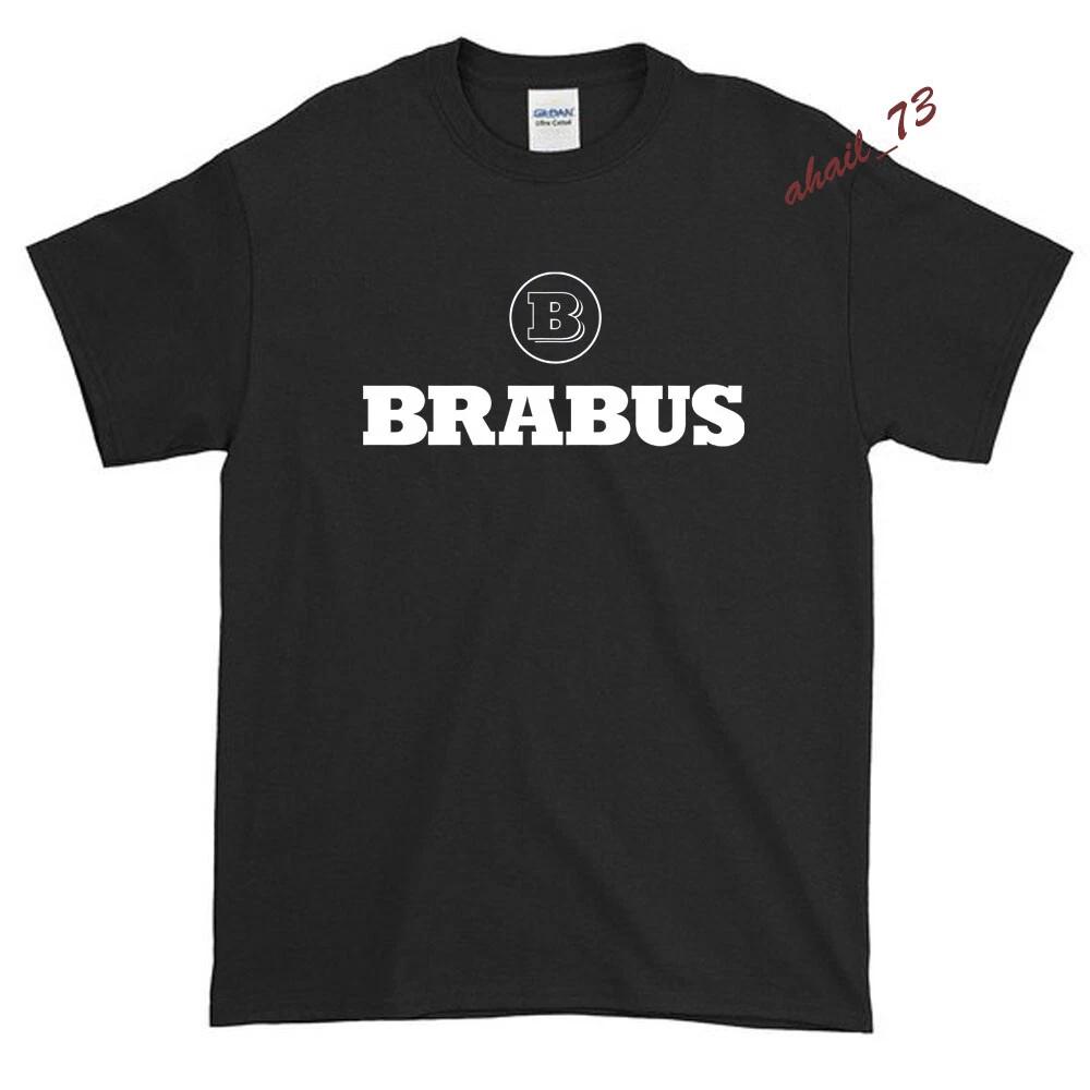 

Новая футболка Brabus Racing Tuner Логотип Мужская футболка Американский размер США S -XXL M