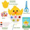 Children's Easter Felt Craft Sets Sewing Kits,Felt Sewing,Beginners Sewing Package Creative,Craft Set Made of Felt,Easter Eggs Easter Bunny