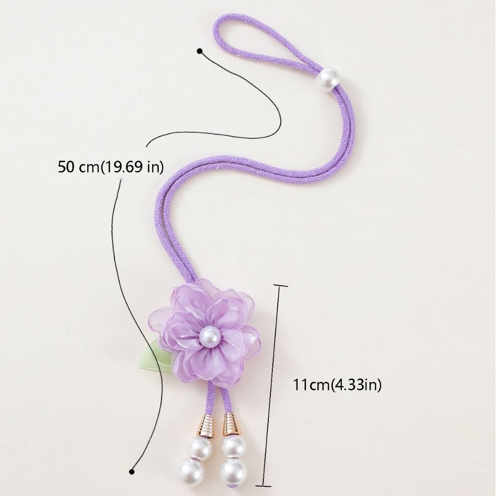 2Pcs Minimalist Floral Curtain Tiebacks Modern Curtain Holdbacks Hanging Ornament