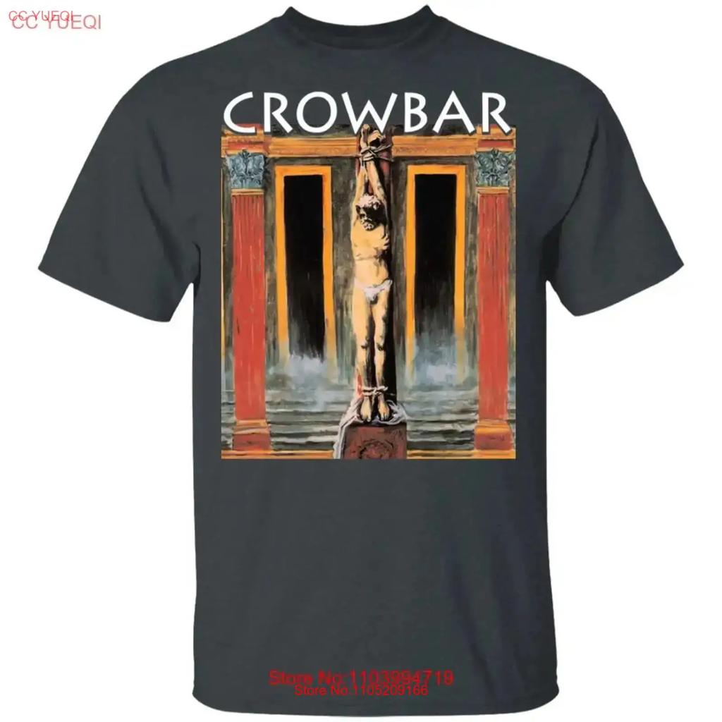 New Crowbar Band For Fans S 5XL T Shirt 7D459 Vintage Washed Stylish Homme Soft Comfortable Slightly Streetwear Versatile