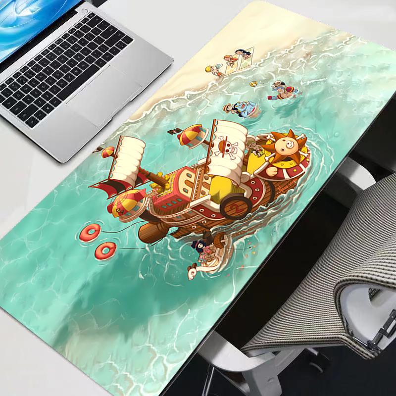 Kawaii Mouse Pad Anime One Piece Gabinete Gamer Computer Desk Mat Keyboard Gaming Accessories Durable New Xxl Mousepad