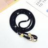Cadena Larga para Colgar el Teléfono con Cuentas de Diamante Completo Lanyard Cruzado Largo de Pedrería Colgante de Bolso con Cuentas Doradas