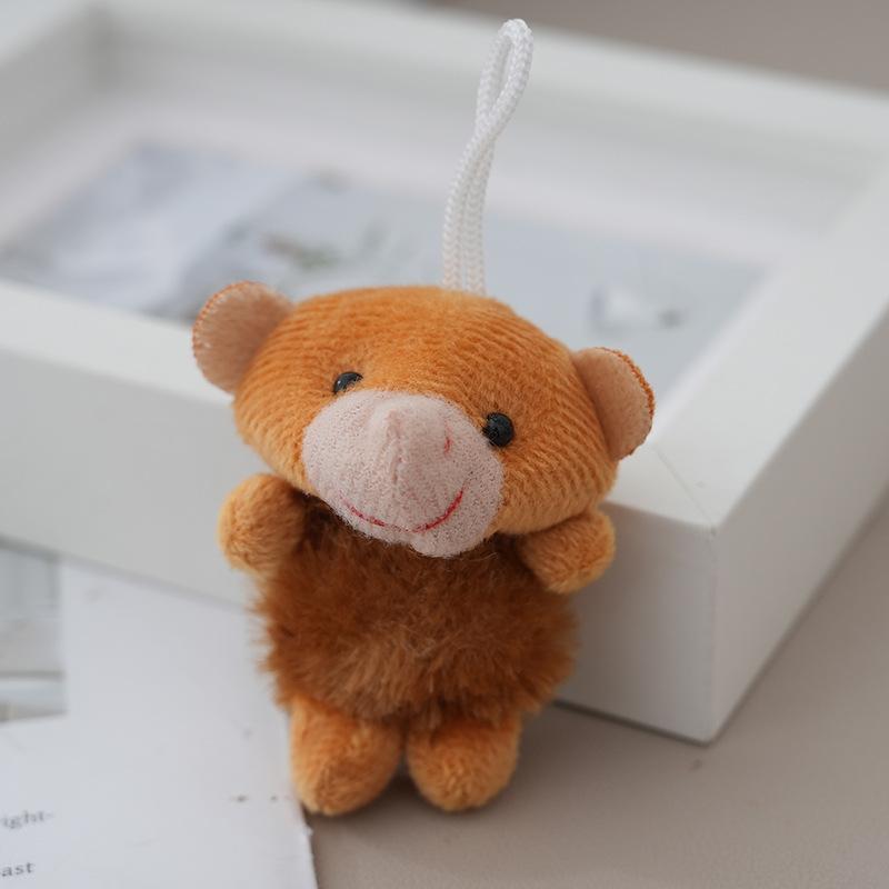 12-200Pcs Mini Stuffed Animals Bulk Party Favors For Kids Treasure Box Toys Classroom Plush Toys Claw Machine Key Chains Carniva