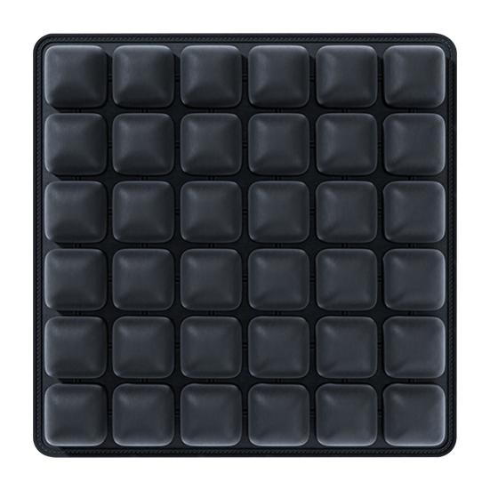 Inflatable Seat Cushion Travel Cushion Airplane Seat with Built-in Air Pump 36-Cell Seat Cushion for Long Flights Back And Tailbone Pain Relief