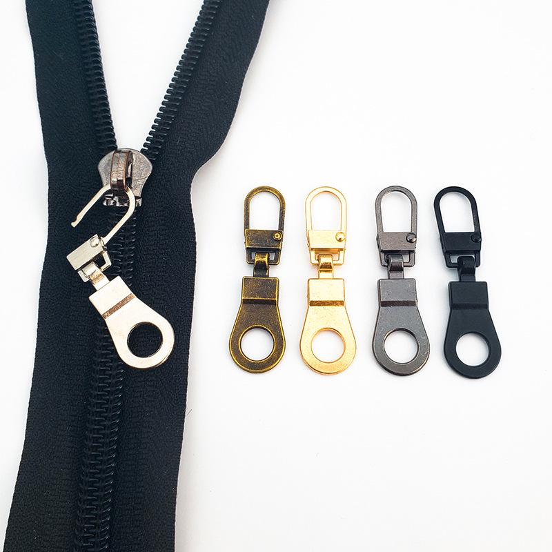 Tool-Free Removable Zipper Head & Pull Tab for Luggage, Coats, Clothes, Shoes, Boots
