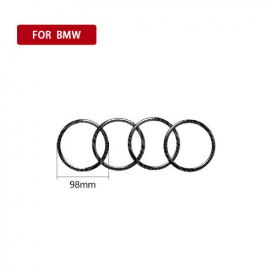 4Pcs Carbon Fiber Interior Door Speaker Cover Trim For BMW X5 E70 X6 E71 2008-13