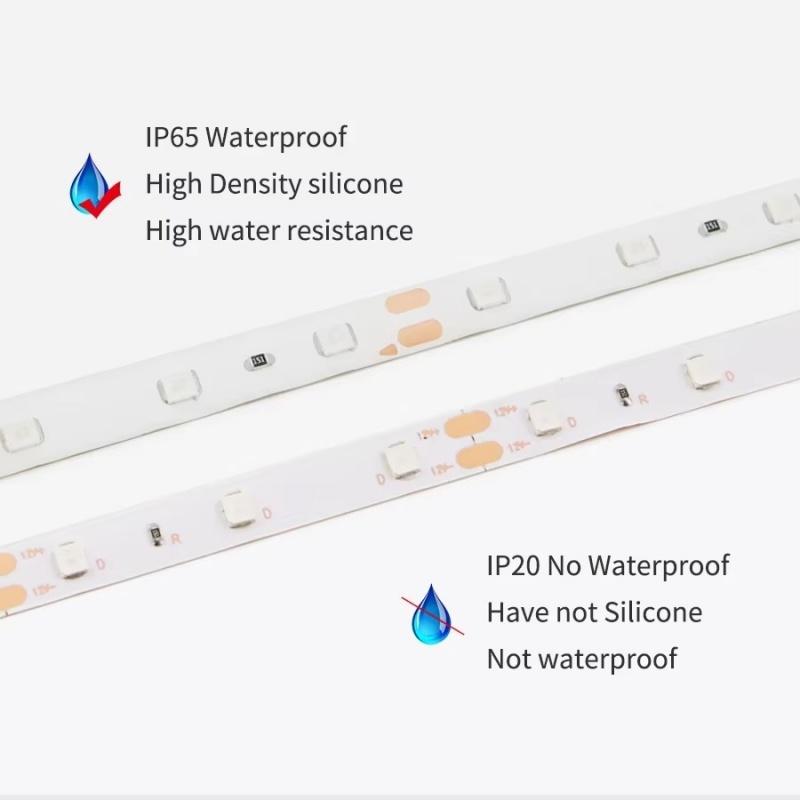 Waterproof LED Strip 12V RGB Strip Light 1M 2M 3M 4M Flexible Tape Lamp 2835 TV Backlight Light Ribbon Lamp For Room Decoration