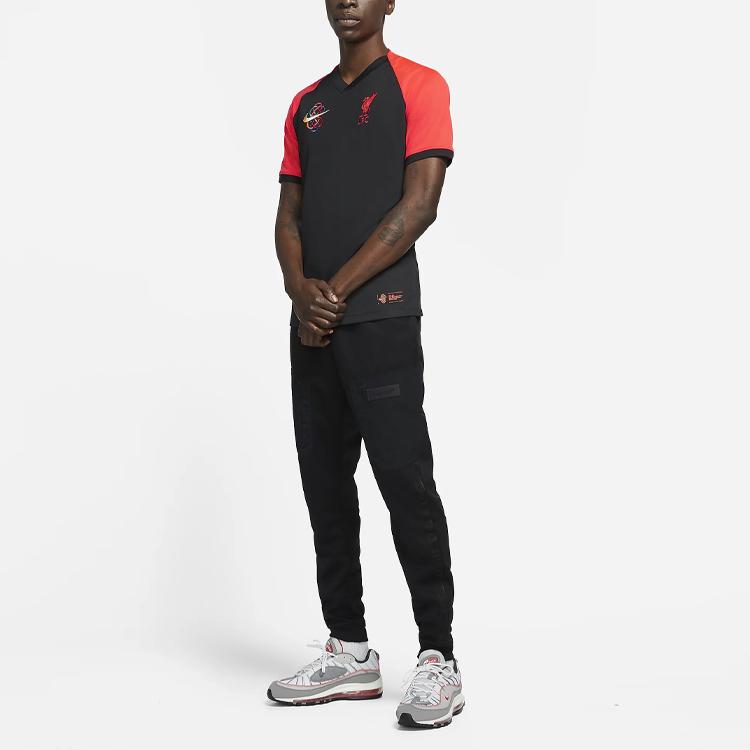 Nike Tricou de fotbal Liverpool FC Dri-FIT cu mânecă scurtă, bărbați, negru DJ1452-165