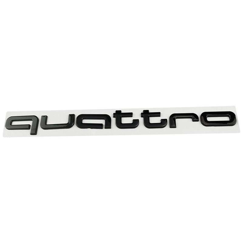 Car Metal Sticker Front Bumper Shovel Logo Decals For K4 Quattro A3 A4 S3 S4 RS3 RS4 RS5 RS7 Badge Emblems Accessories 431Qs33
