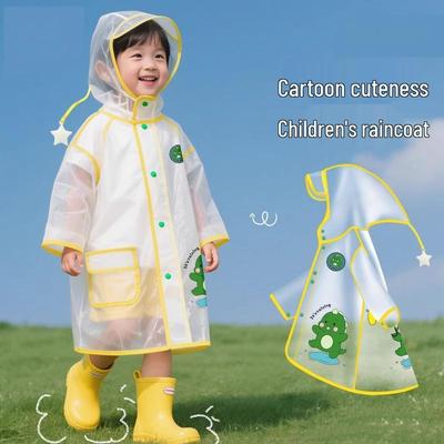 Unisex Kids' 2025 Full Body Raincoat for Kindergarten and School