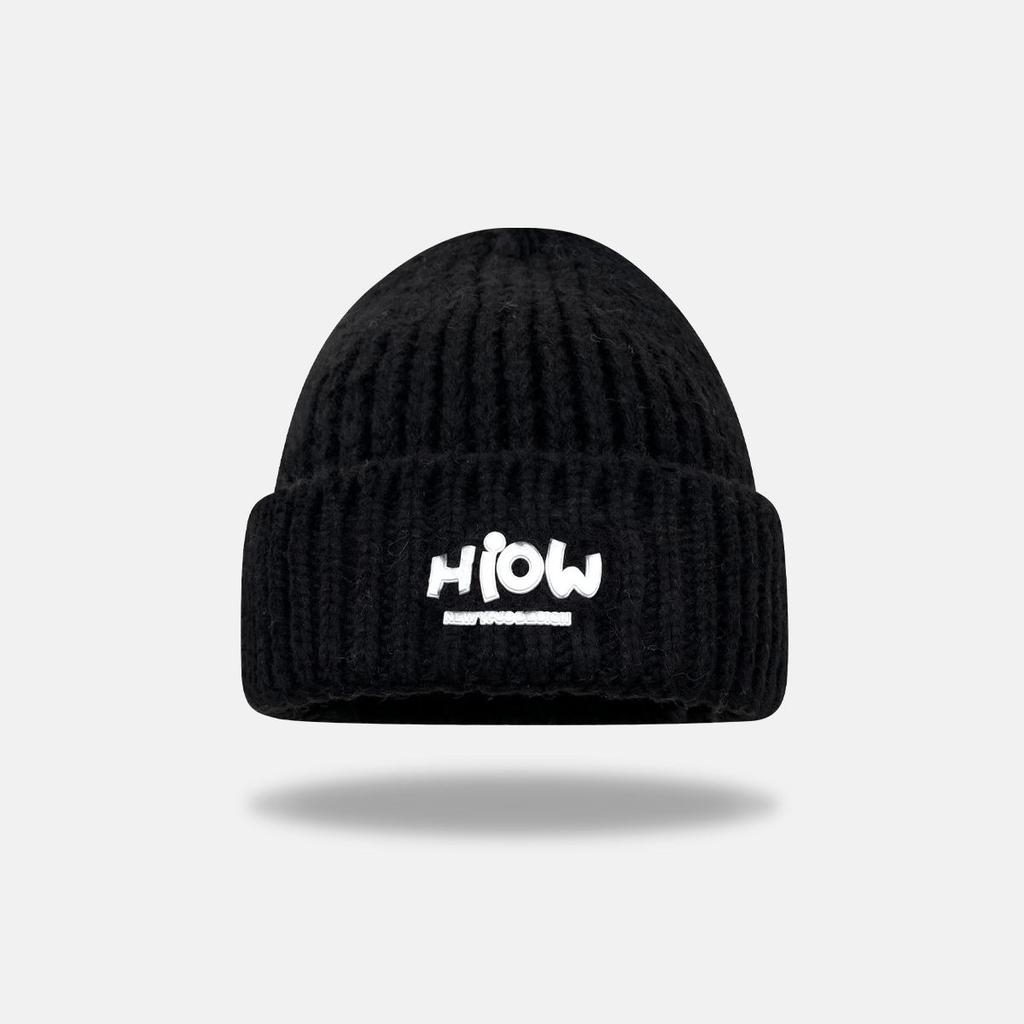 New Japanese High quality Wool Hat for Women In Autumn and Winter Ear Protection Warm Face  Small Knitted Cold Hat  Trendy Big Head Circumference