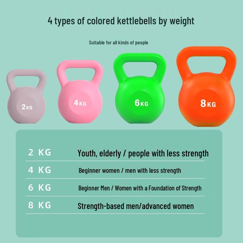 Boli 4kg Sand-Filled Kettlebell