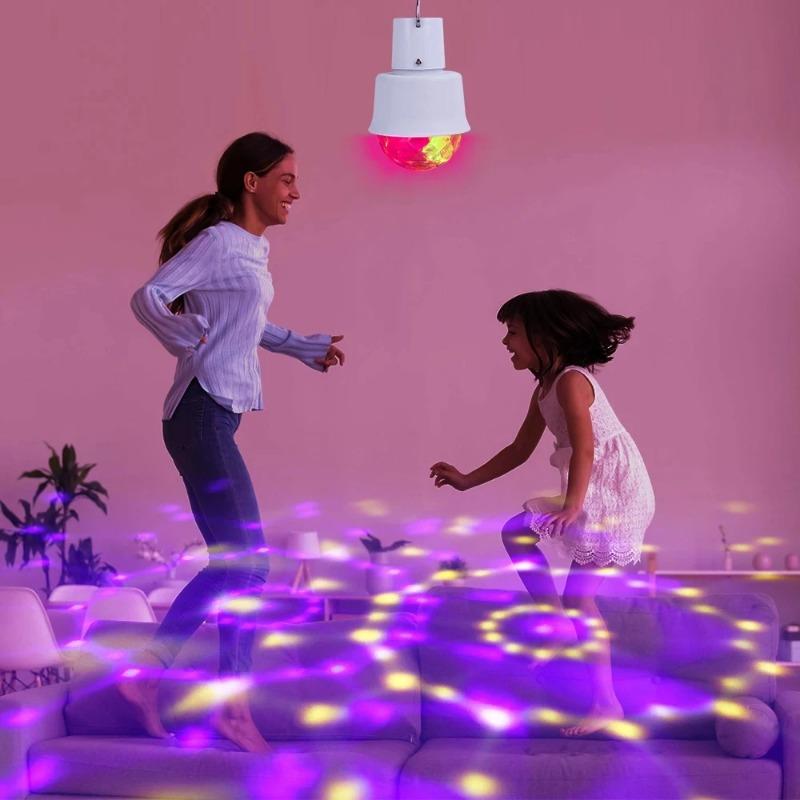 Colorful Party Lights Voice Activated Energy Saving Decorative Lamp Portable USB Charging RGBW Lamps Birthday Activities Christmas decorations