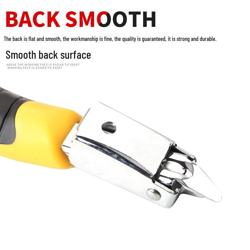 Nail Remover & Staple Tool: Manual Nail Gun with Pry Bar for Door & Nail Pulling