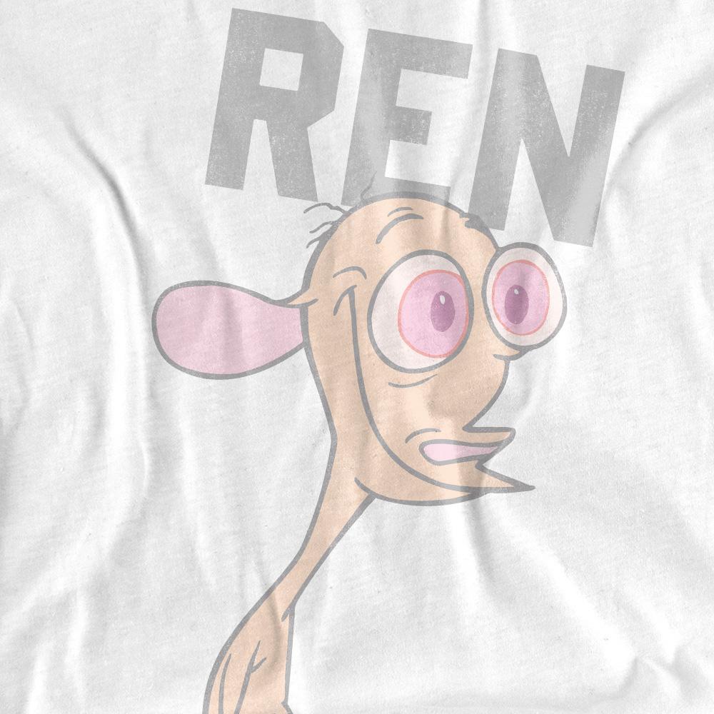 Ren & Stimpy Unisex Adult Collegiate T-Shirt