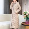 Elegant Woman Winter Long Coats Hooded Casual Thick Warm Parkas Women's Jackets