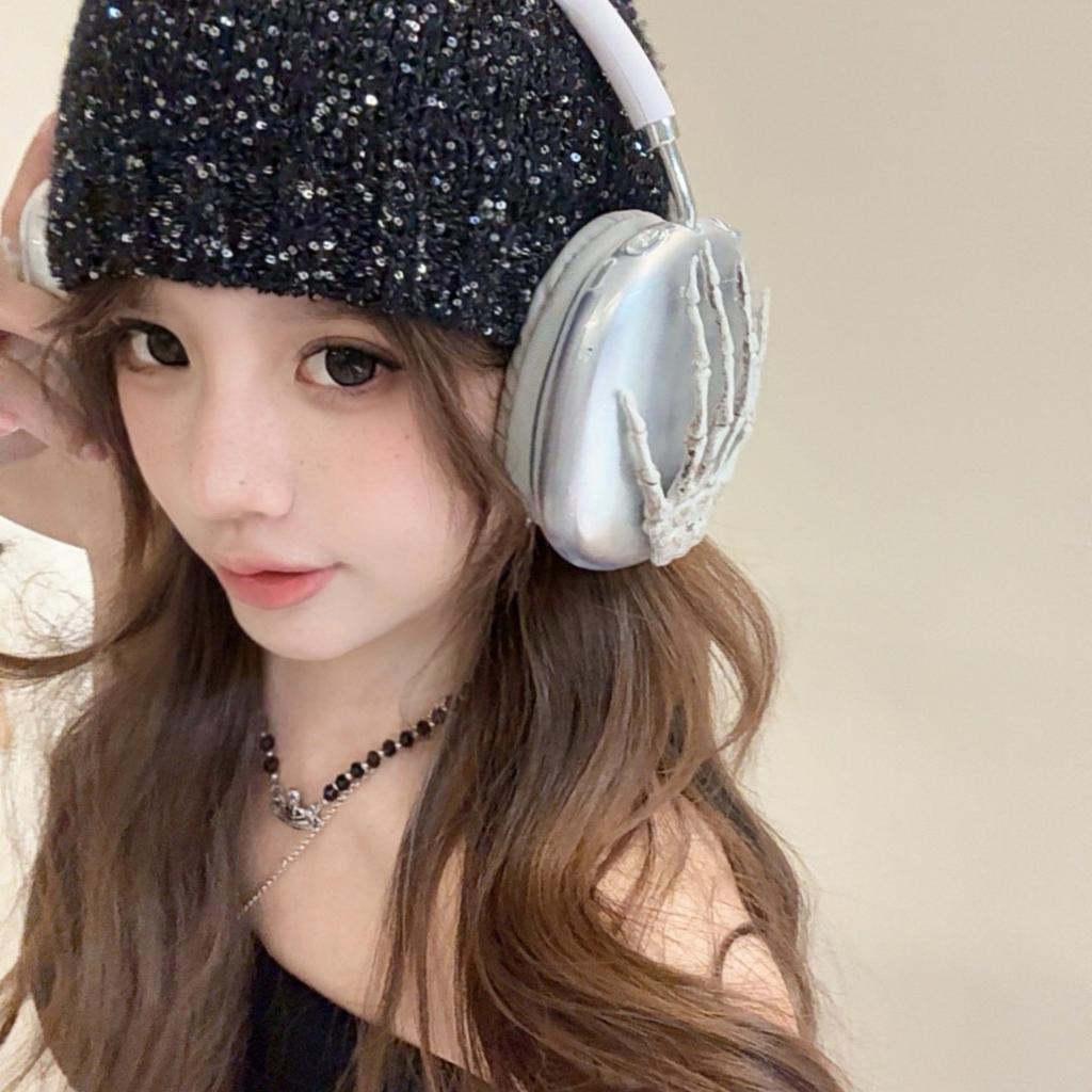 Spoof Skull Hand Applied Apple AirPods Max Protective Case Headphones AirPods Max Protection