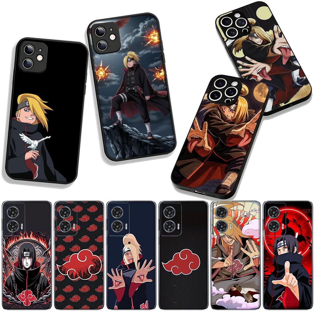 for Motorola Moto G04 G13 G14 G22 G23 G32 G34 G35 G64 G82 G84 G53 G72 E14 E15 E13 Case Akatsuki Deidara Narutos Uchiha Itachi