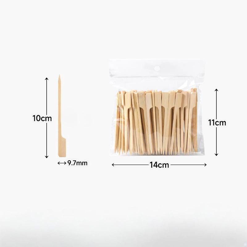 100Pcs Barbecue Tools Disposable Bamboo Sticks Natural Bbq Bamboo Skewers Home Grill Accessories Camping Party For Kabob Fruit