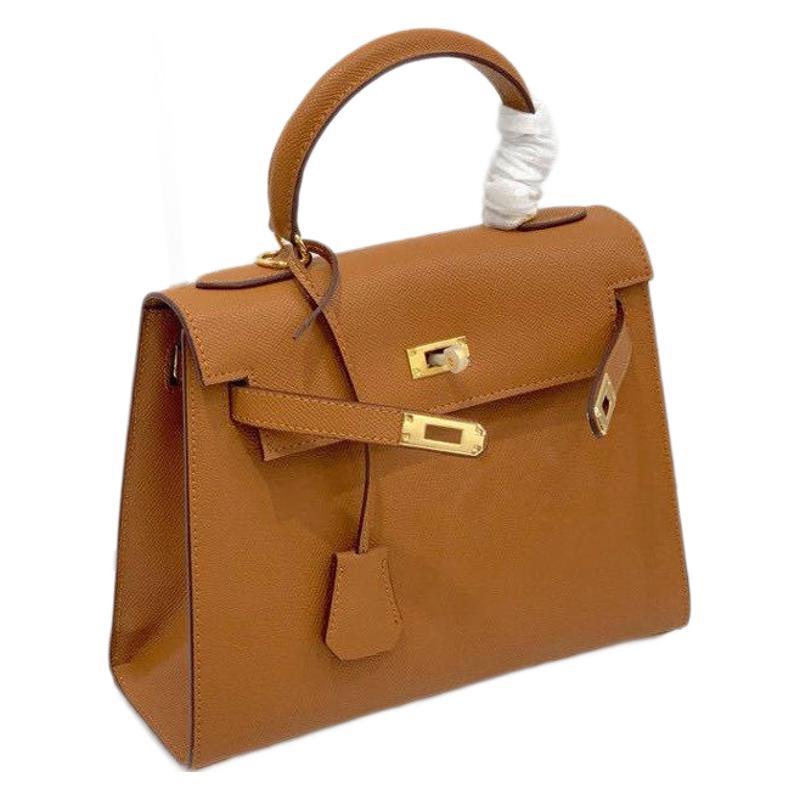 2024 nieuwe verticale tas palmdruk TOGO koeienhuid schoudertas handtas grote capaciteit dames tas leer lichte luxe leer