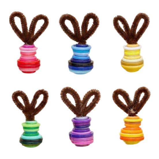 Button Easter Bunny Craft Button Bunny with Twisting Stick Hanging Ornament Kit DIY Ears for Easters
