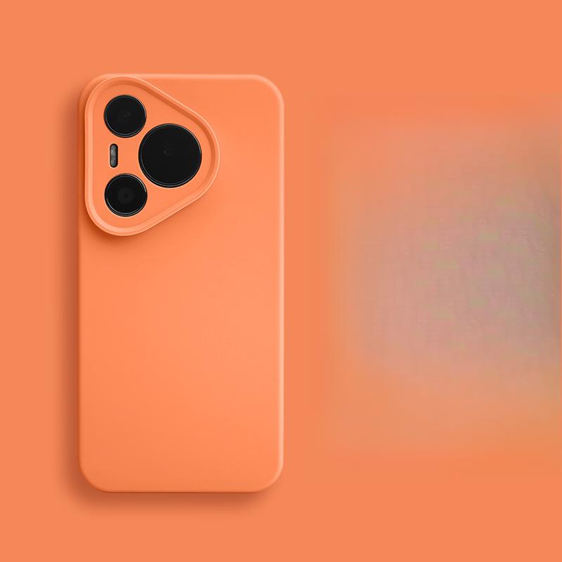 Solid-color Liquid Silicone Is Suitable for The High-end Feel of Huawei Pura70pro Phone Case and Anti-drop Protective Case for Mate60Pro