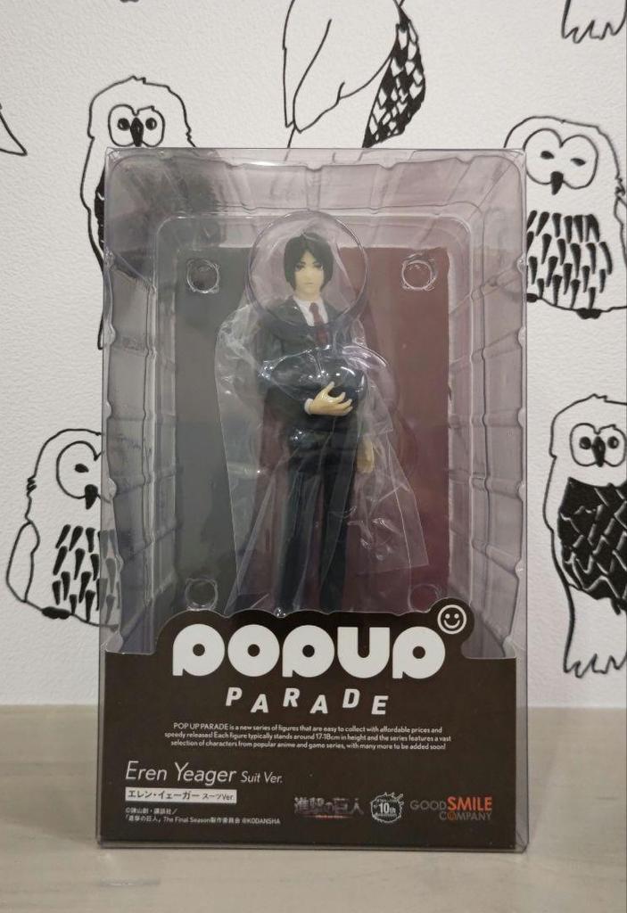 [USED] Attack On Titan POP UP PARADE Eren Suit Ver. Figure