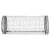 Rolling Barbecue Basket Open Grid Stainless Steel Wire Mesh Cylinder Grill Basket for Fish