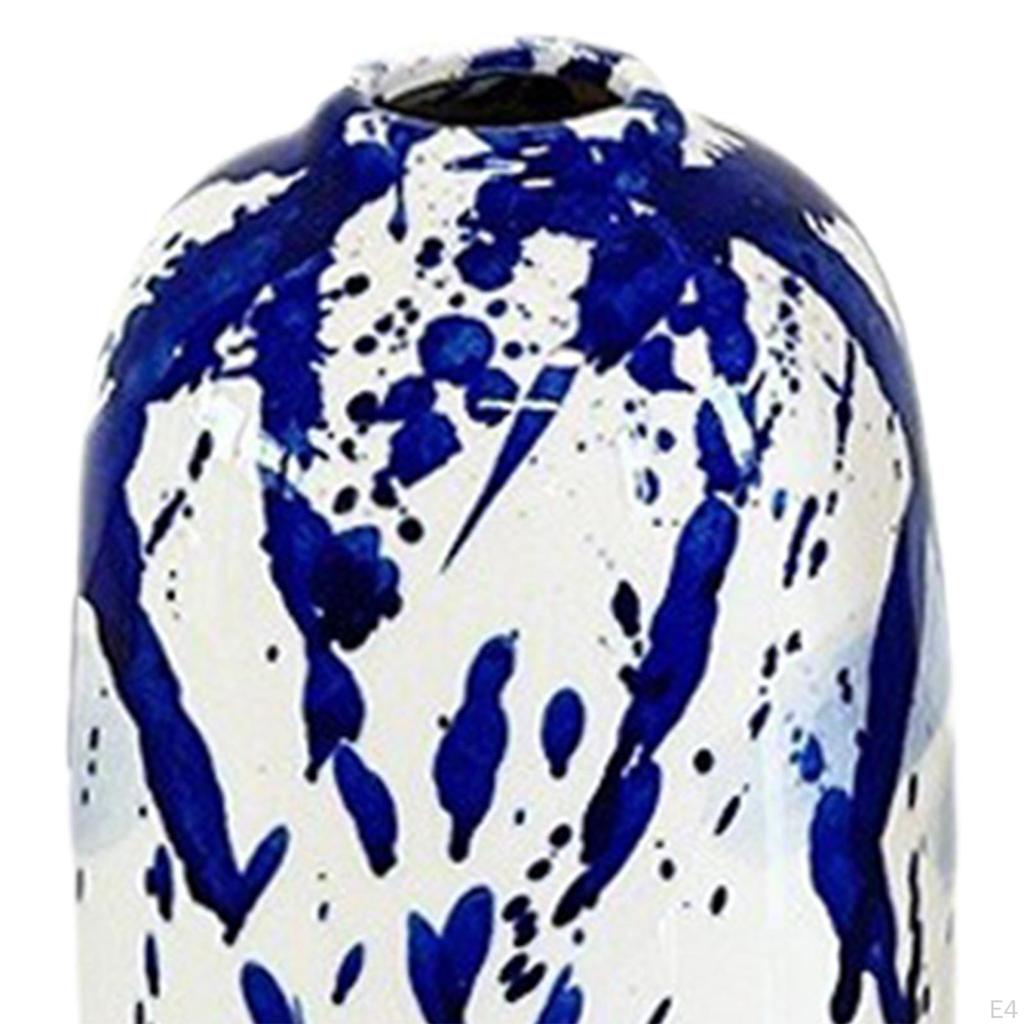 Keramik Blumenvase Dekorative Tisch Desktop Ornament Mittelstück für TV-Schrank